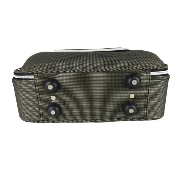 American Uni Womens Brown Black White Adjustable Cosmetic Makeup‎ Organizer Bag - Picture 5 of 10